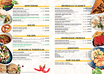 New MENU card!